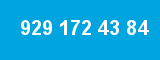 929 172 43 84 929 172 43 84